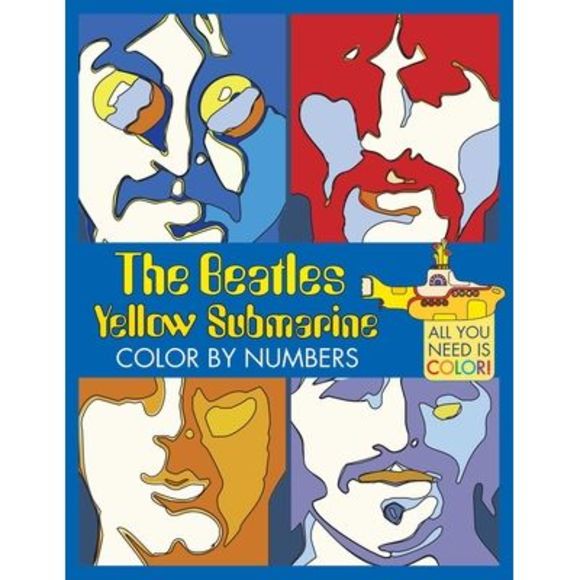 The Beatles Yellow Submarine Color by Numbers -- Insight Editions - Picture 1 of 1